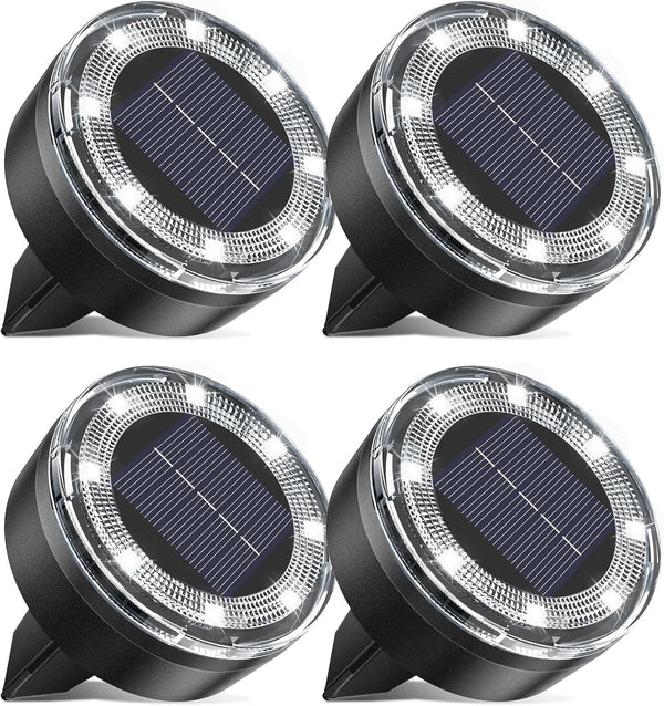 vighep Mini Outdoor Solar Lights4 Pack Solar Garden Lights for Outside IP65