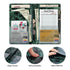 EcoVision Server Books for Waitress,Leather Waiter Book with Zipper Pocket, Server Booklet Restaurant Waitstaff
