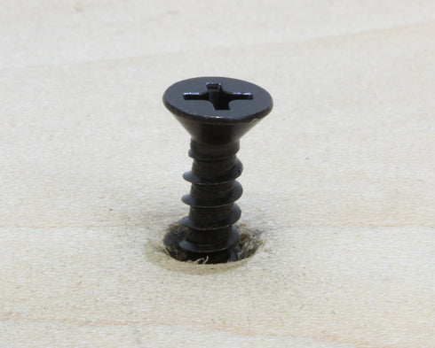 Bolt Dropper 6 X 3/4'' Black Oxide Coated Stainless Steel Flat Head Phillips Wood Screws (100 Pack)