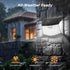 248 6 Pack, 300 3 IP66 TECKNET LED Outdoor Solar Lights & Motion Sensor Angle & Lighting Modes Solar Lights Outdoor