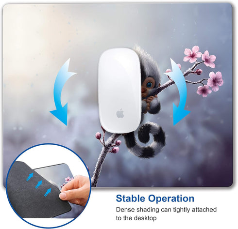 Cute Animal Mouse Pad, Personalized Design Mousepad for Laptop Computer Office Decoration Accessories Gift