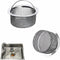 Stainless Steel Kitchen Sink Strainer - Deep Cup Basket Design, 2-Pack, Upgraded