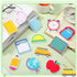 Yinder 24 Pads Teacher Sticky Notes, Cute Back to School Sticky Notes with Pencil, Ruler, Apple Shapes