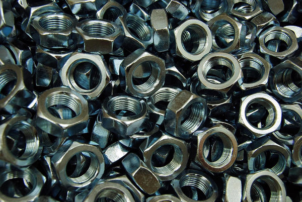 Lexar Industrial (80) Hex Jam Nut 3/4-16 Fine Thread - Zinc Plated - Thin