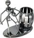 Metal Pencil Holder, Office Supply Pen Organizer Desktop Decoration Stand Container (Violin)
