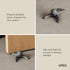 Umbra Buddy Door Stop, Heavy-Duty Flexible Design with Soft-Touch Finish, Protects Floors, Grey Color