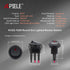 APIELE Rocker Toggle Switch - 20 CM Pre-Wired DC 12V 20A ON-Off with Dot Light, 10Pcs KCD2-102N-Wired, Red