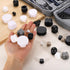 24Pcs 1-1/4"(31.8mm) uxcell Plastic Hole Plug, Round Tubing Inserts, Furniture End Cap Protection Glide for Chair Sofa