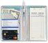 Holographic Glitter Silver Server Book for Waitress, Cute Bling Organizer Fit for Waitress Apron