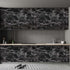 Abyssaly Black Marble Paper, Granite Wallpaper 15.7" X 118", Countertop Peel and Stick Self Adhesive