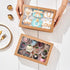 NEKSUNBAK 50PCS 10x7x2.5 inches Brown Chocolate Covered Strawberries Boxes with Display Window, Sweet Treat Boxes