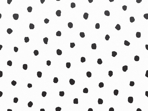 Teacher Created Resources Fun Size Black Painted Dots on White Better Than Paper Bulletin Board Roll Large by Teacher Created Resources