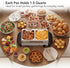 1.5 FW152S OVENTE Electric Buffet Server & Food Warmer with Two Qt Stainless Steel Chafing Dishes, Adjustable