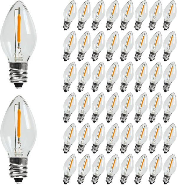 KGC LED Night Light Bulbs, C7 Shatterproof Replacement Led Light Bulb for