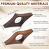Ouligay Book Page Holder Wooden Thumb Book Page Holder Handmade Walnut Bookmarks Reading Accessories for Readers