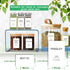 GPOVVIMX 191 Spice Jar Labels Preprinted Minimalist Stickers - White Waterproof Label - Fit Round or Rectangle Spice