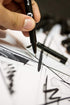 Molotow Blackliner Pen, Chisel Tip, Black Permanent Ink, 1 Each (703.210)