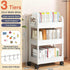 Generic 3) Rolling Cart with Lockable Drawer & Wheels - Multifunctional Storage Organizer for Kitchen, Bathroom