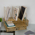 Martha Stewart Ryder Gold Mesh Metal Large Desktop Organizer - Paper File Letter Holder with Drawer