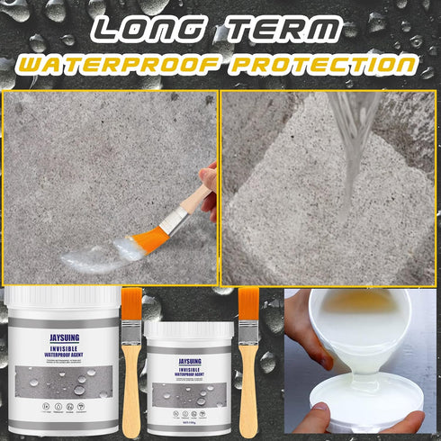 Jaysuing Invisible Waterproof Agent, 100g Transparent Repairing Leak Adhesive, Super Strong Bonding Sealant