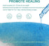 5.5 4 Pack 5 Dimora Heel Foam Dressing, Non-Adhesive Hydrophilic Pads, Highly Absorbent x in of Waterproof Dressing