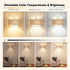 3 Dimmable Bulb, PARTPHONER Gold Floor Lamp for Living Room, Farmhouse Tall Lamp with Color Temperatures Remote & Boho