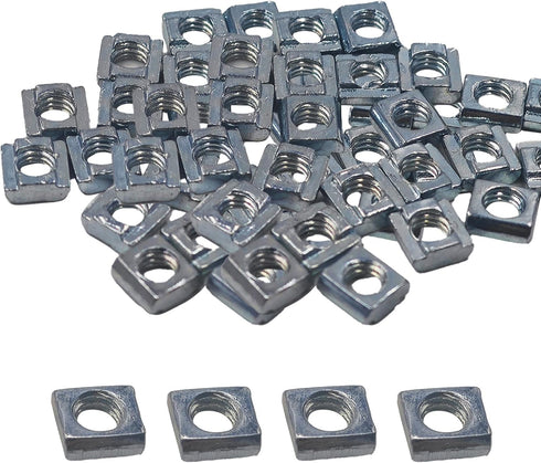 STFRBTH 25PCS M6 6mm Sliding T Nuts, Metric Thread Slide in T-Nut for