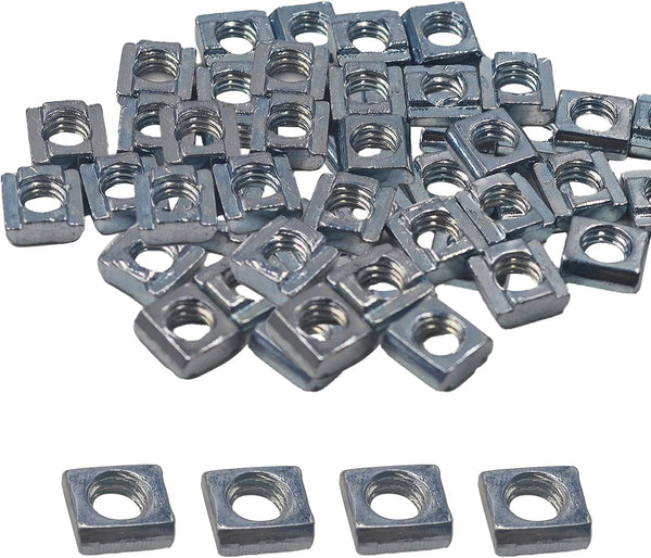 STFRBTH 25PCS M6 6mm Sliding T Nuts, Metric Thread Slide in T-Nut for