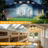 16.5ft Dimmable AEQ Solar Shed Light Outdoor, Gazebo Lights Solar Lights Work Day/Night for Porch Barn Chicken Coop