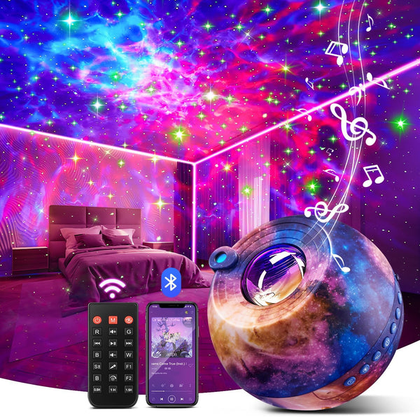 Galaxy Projector for Bedroom,15-Color Galaxy Light Projector Star Projector for Kids Night