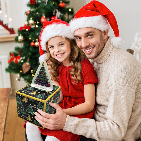 FERGONO Set Men(Green-1Pcs) Money Box for Cash Gift Pull, Merry Christmas Money Gift Box Surprise Gift Box Pull Money