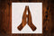 Praying Hands Style Design Stencil, 4-Inch, Reusable Mylar Cutout for Art, Crafts & DIY Projects