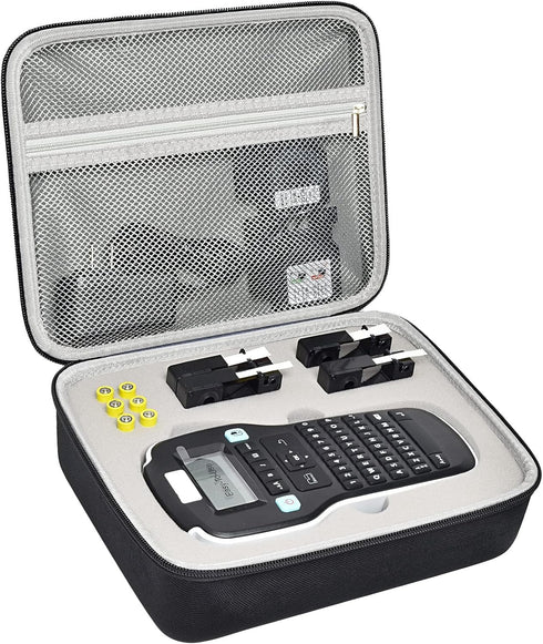 Case Compatible with DYMO Label Maker LabelManager 160/280, Portable Label Printer Storage Organizer, Gray