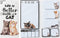 Life Is Better with A Cat Sticky Notes Set, 550 Sheets, Lovely Cat Pattern Self-Stick Memo Pads