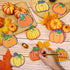 Whaline 810 Sheets Fall Pumpkin Sticky Notes - Thanksgiving Self-Adhesive Memo Pads for Autumn