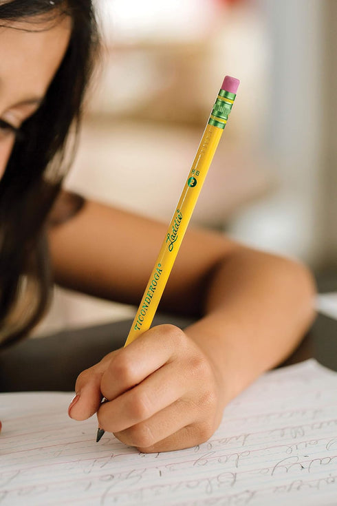 Ticonderoga Dixon Laddie Elementary Pencils, Without Eraser, Pack of 6 (72 Count Total)