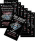 Jewelry Cleaning and Care Cards for Papa, Package of 50, Bling Luminous Silver Diamond Jewelry Care Instructions