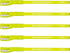 Kutsuwa RF017YE-5P Fluorescent Pencil Markers, Yellow, Pack of 5