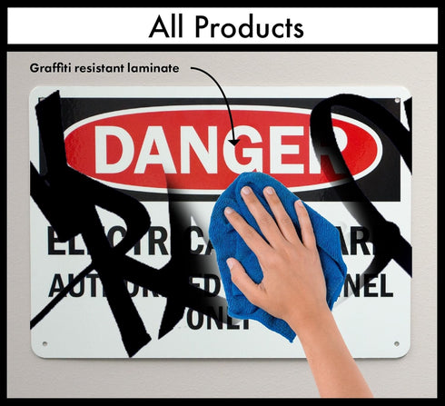 SmartSign "Danger - Pesticide Storage Area" Sign | 10" x 14" Plastic by SmartSign