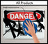 SmartSign "Danger - Pesticide Storage Area" Sign | 10" x 14" Plastic by SmartSign