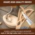 DIY04 Set BeaverCraft Wood Spoon Carving Kit for Beginners - Whittling Includes Spoon Carving Tools, Sloyd Whittling