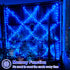 4 Pack 33ft 100 8 QITONG Solar Fairy Lights, Each LED Blue Christmas String Light Outdoor Waterproof, Modes Silver Wire