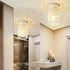 2-Pack Rattan Ceiling Lights Flush Mount, Close to Ceiling Light Fixtures with Rattan Shade, Boho Hand-Woven Farmhouse