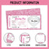 5 Set 3.5"x8"Travel Card-002/5 Surprise Trip Reveal Pink Plane Tickets Boarding Pass Ticket with Envelopes, Ticket