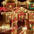 164FT 500 8 FUNPENY LED Christmas Indoor Outdoor Decorative String Lights, Modes Waterproof Green Wire LED Fairy Light