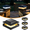 Brightown Solar Post Cap Lights Outdoor 4-Pack, Waterproof Fence Post Solar Lights