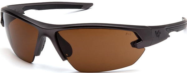 Venture Gear Tactical Semtex 2.0 Safety Shooting Glasses, Gun Metal Frame, Bronze Anti-Fog Lens