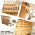 Estink 10pcs M6 Furniture Screws and Barrel Nuts, Hex Socket Head Bolts, Fastener Kit for Crib, Bed, Cot and Wood