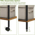 Shinoske Storage,3 3D Printer Stand with Tier Large Printer Table with Wheels for Home Office,Rolling Cart with Storage