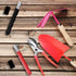 Garden Tool Sharpener 2 Pieces, Blade Sharpener for Knife, Mini Sharpener for Hedge Shears Scissors, Gardening Pruner